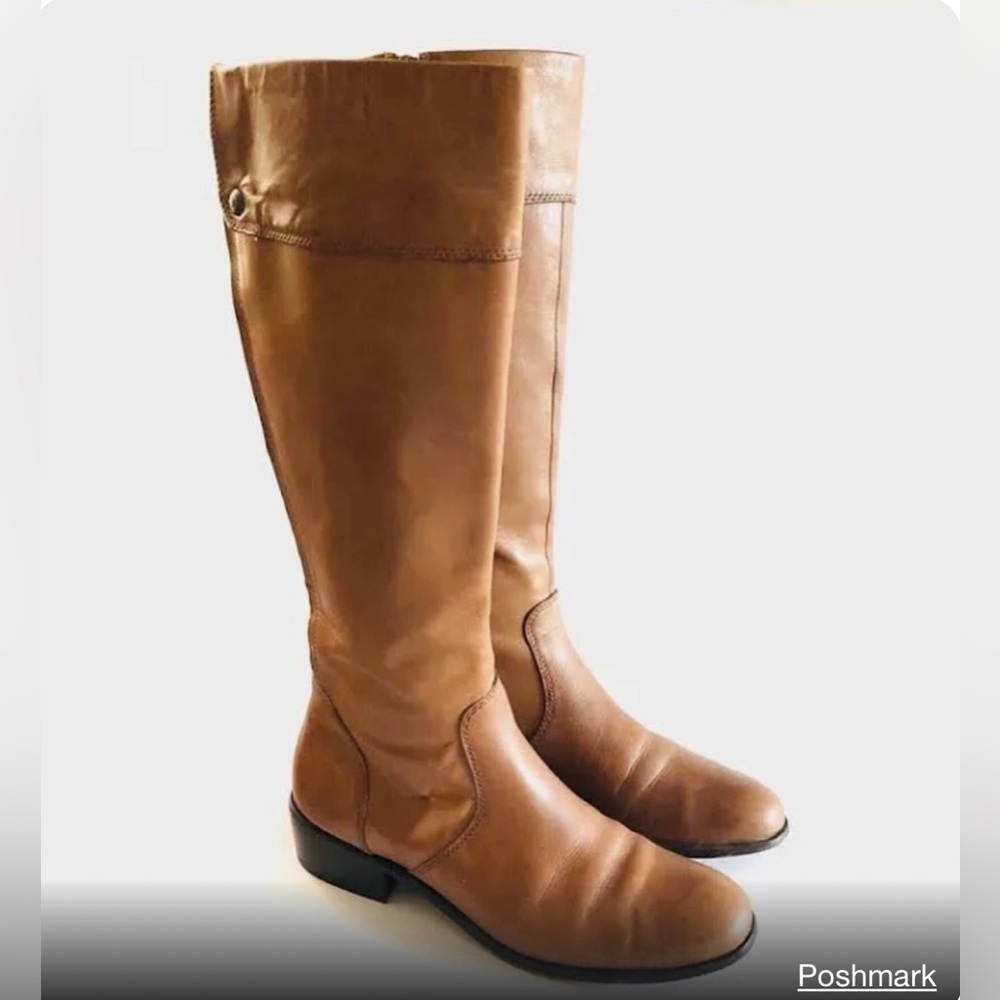 Corso Como Chestnut Samuel Leather riding boots